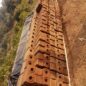 A cross section of the interlocking bricks production trainees during training, their final product and final day with certificates issued 02